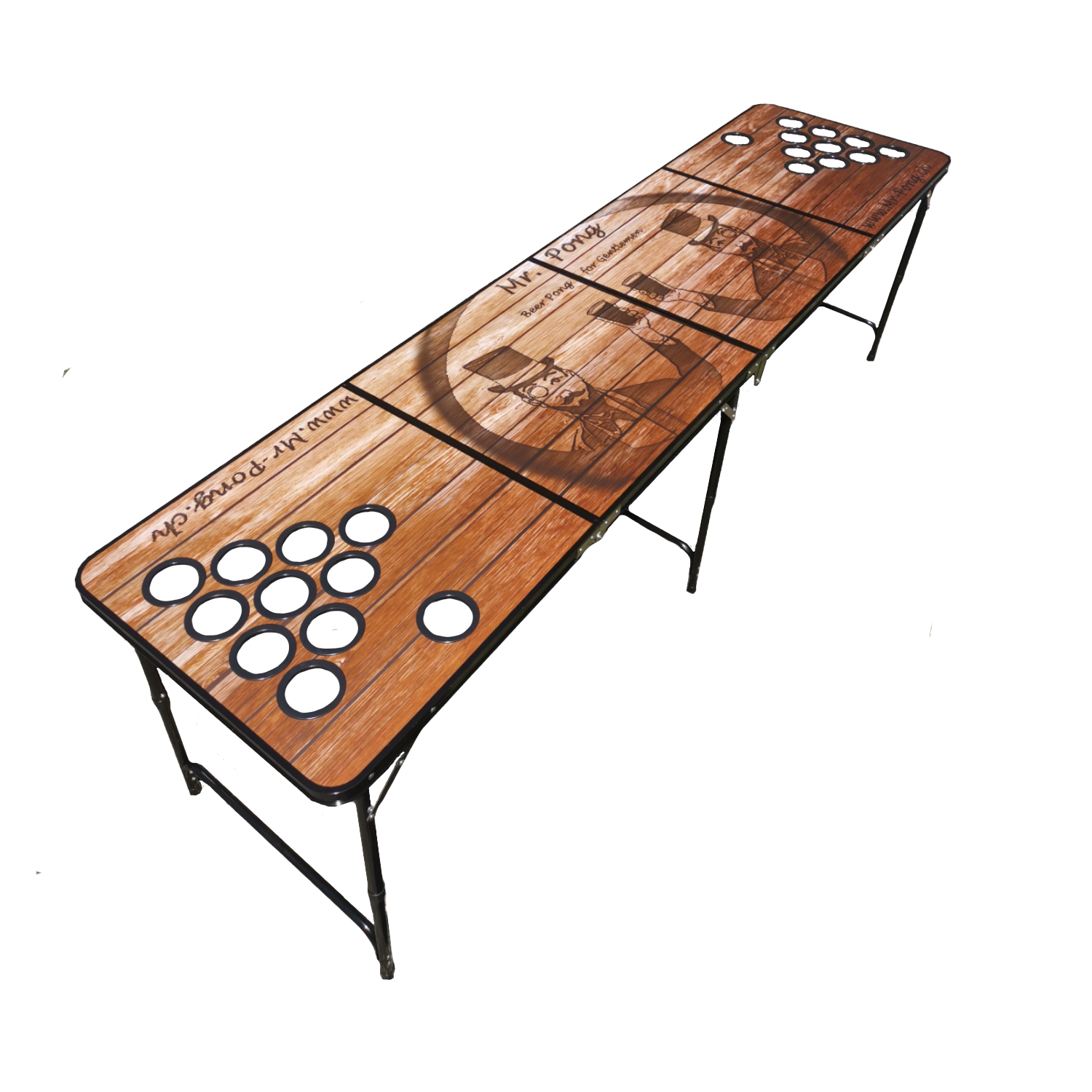 The Oak Beer Pong Table, Eichenholz-Design Bier Pong Tisch von Mr