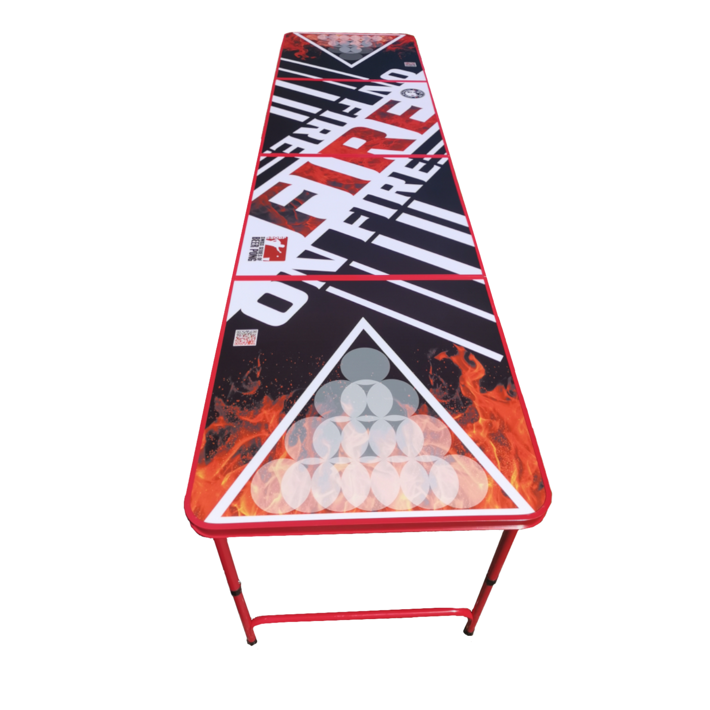 SSOBP PRO ON FIRE Beer Pong Tisch