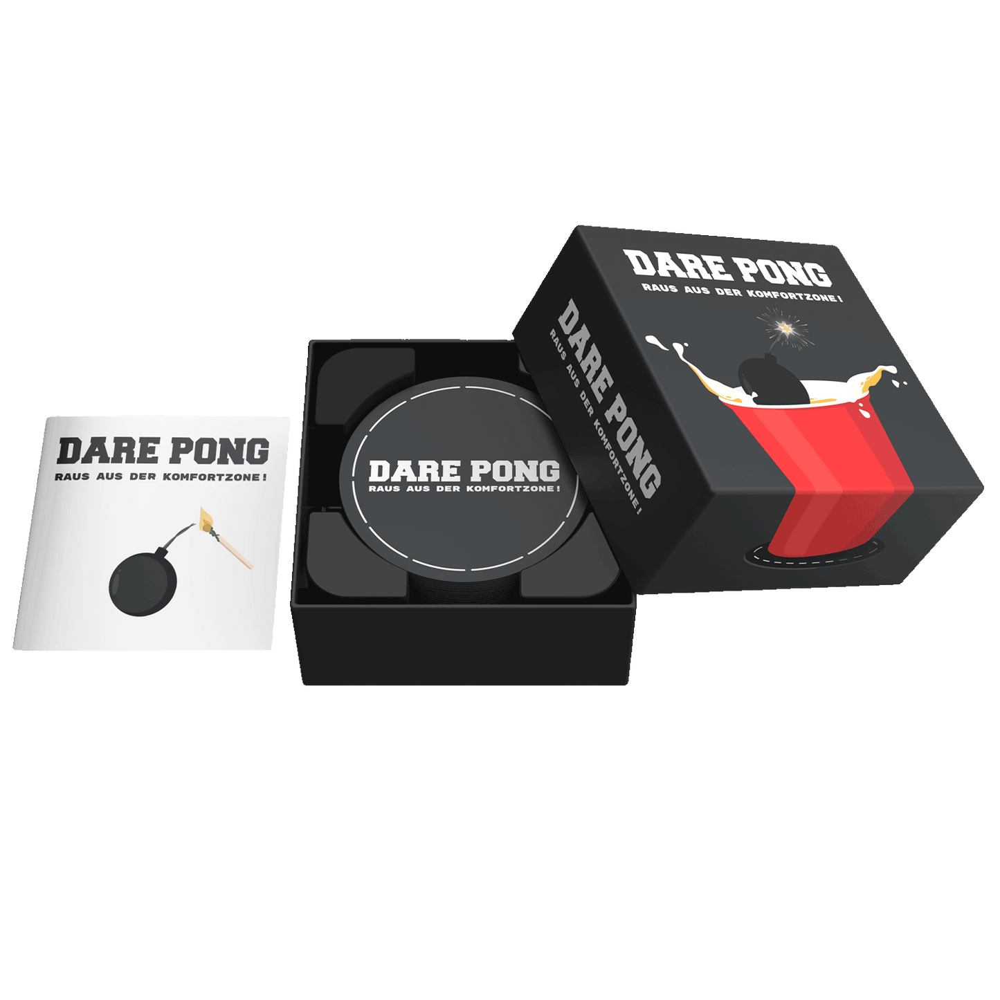 Dare Pong (Deutsch) Beer Pong Spiel