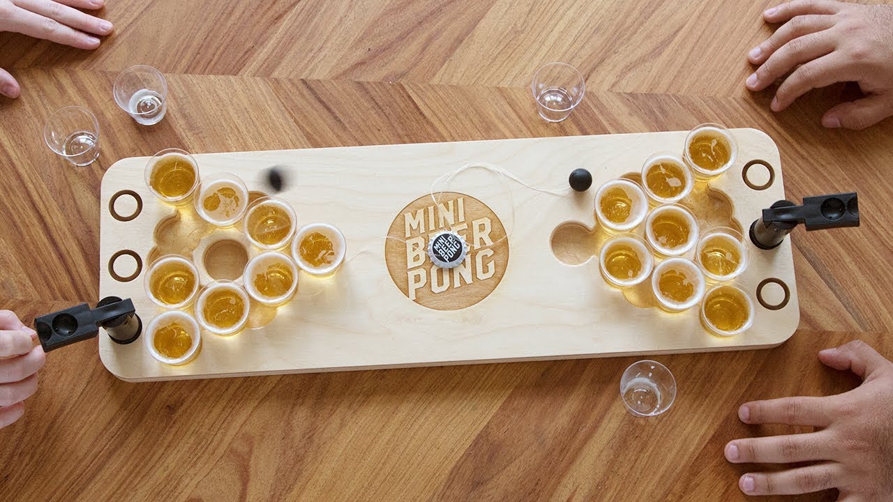 Mini Beer Pong Deluxe