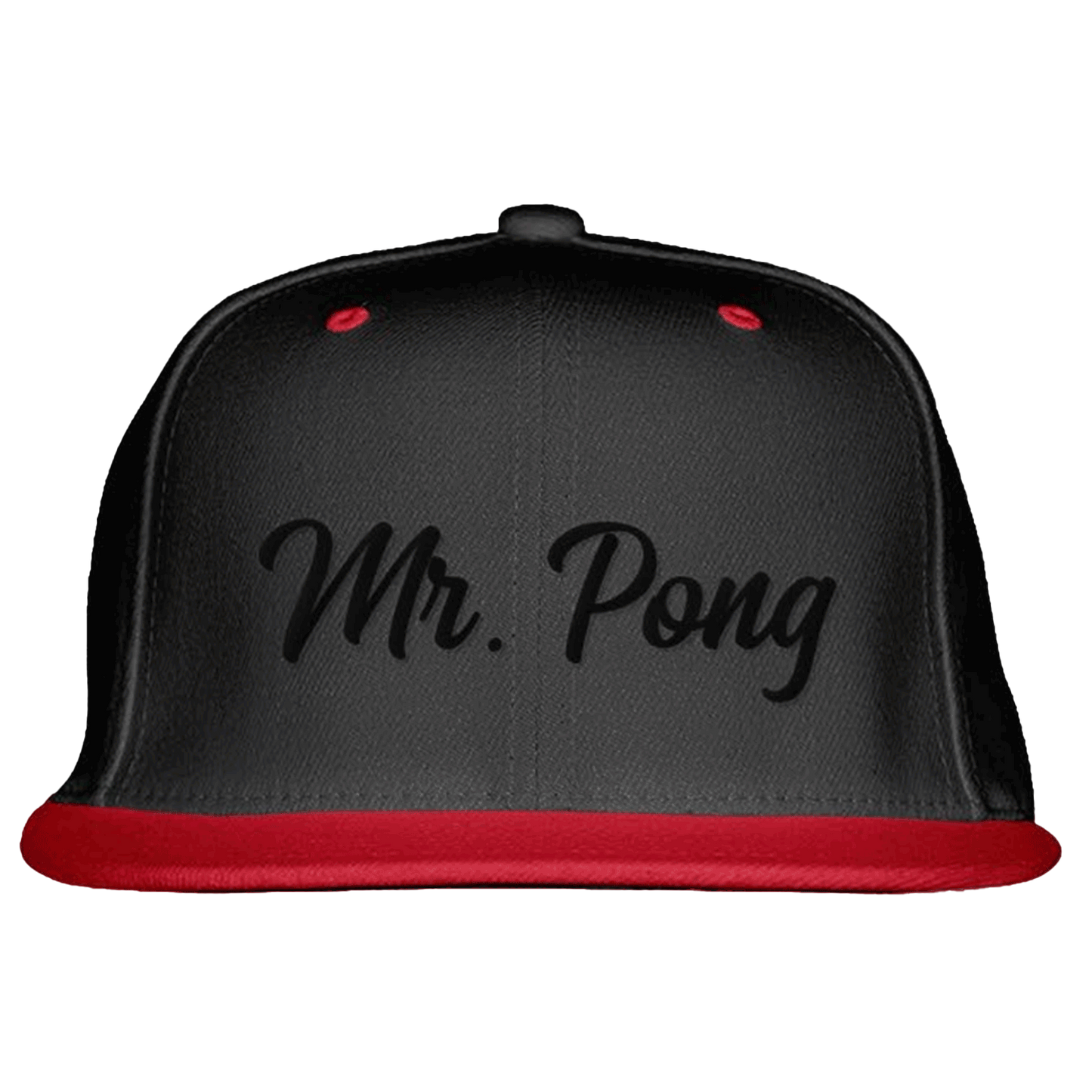 Beer Pong Snapback Cap Red
