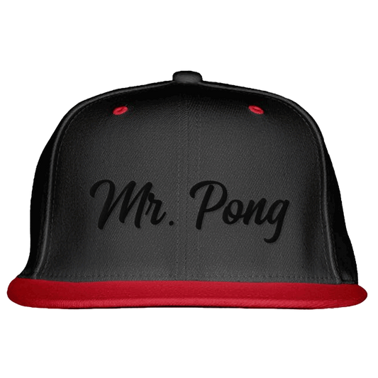 Beer Pong Snapback Cap Red