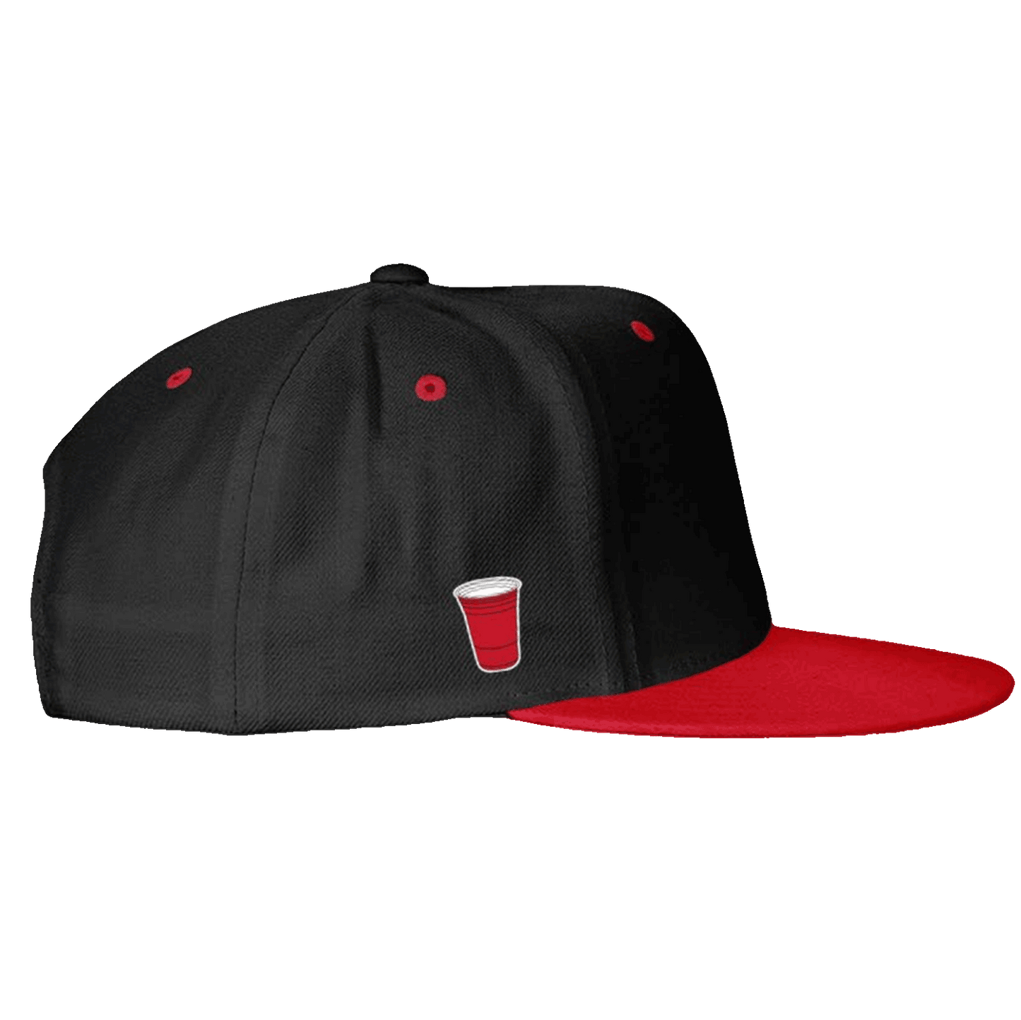 Beer Pong Snapback Cap Red