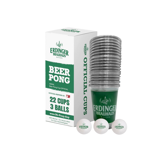 Official Beer Pong Becher Set Erdinger SSOBP