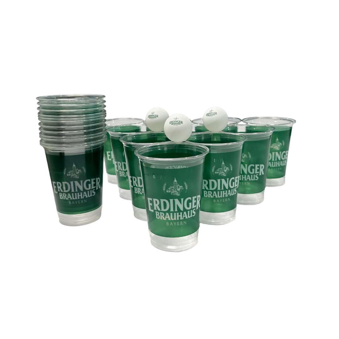Official Beer Pong Becher Set Erdinger SSOBP