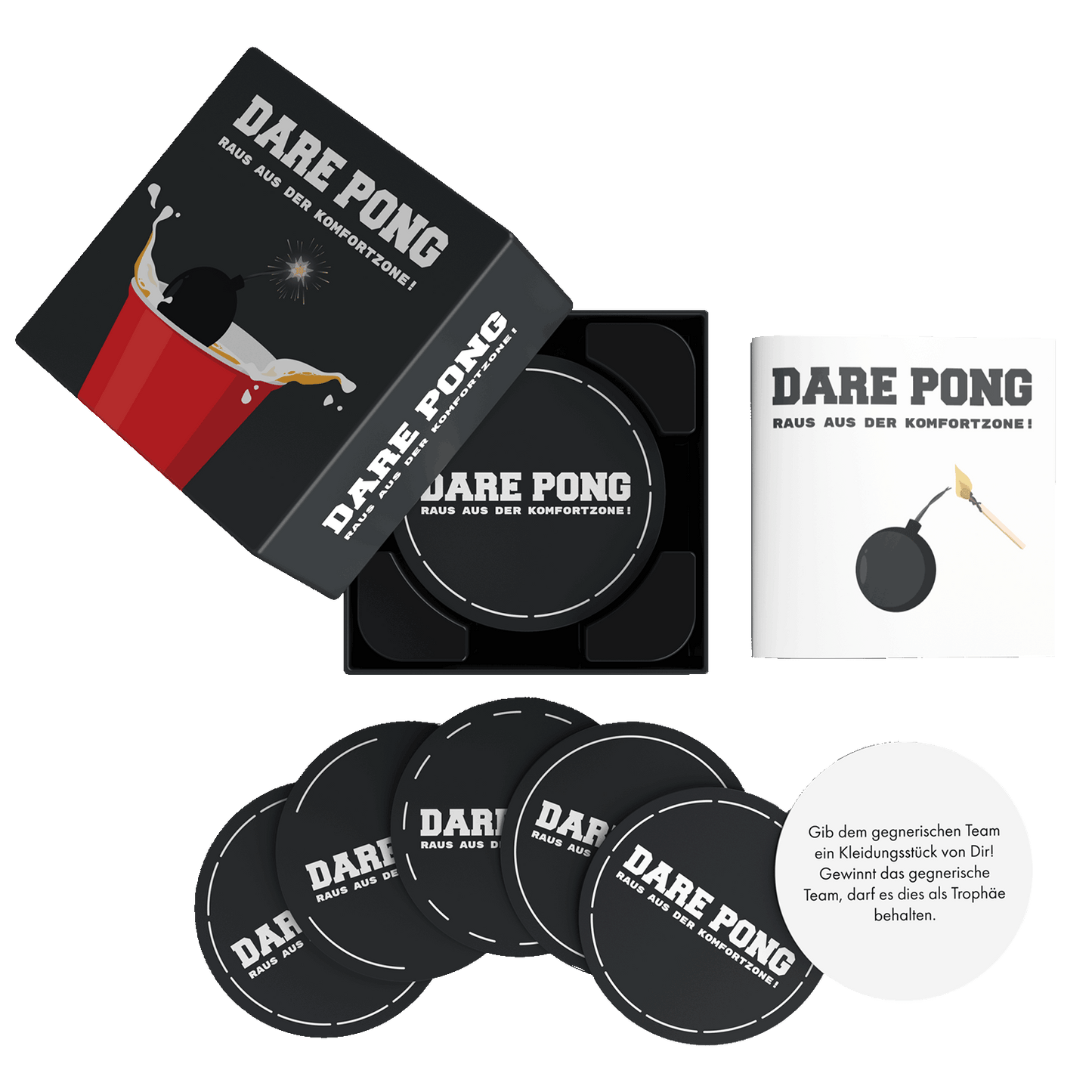 Dare Pong (Français) Jeu de Beer Pong