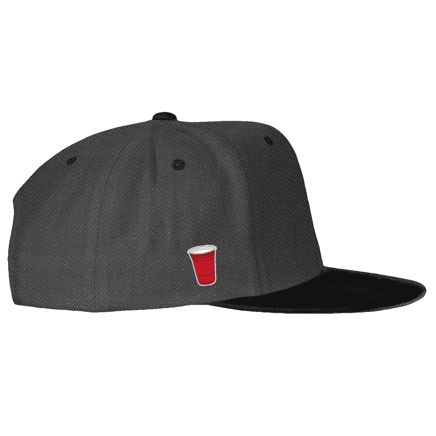Beer Pong Snapback Cap Grey