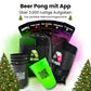 QR-Pong Geschenkset Grün & Pink - Beer Pong Becher