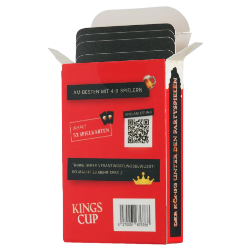 Kings Cup Trinkspiel - Der König der Trinkspiele