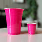 Pinke Beer Pong Shot Becher - 100 Stk. Schnapsbecher